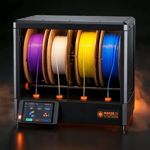 Secadora de filamento Sentry, da Maker 3D Station